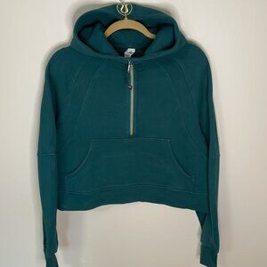 LULULEMON Scuba Oversize Crop Half Zip Hoodie Size M/L